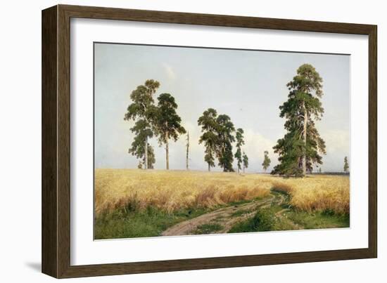 The Field of Wheat, 1878-Ivan Ivanovitch Shishkin-Framed Giclee Print