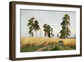 The Field of Wheat, 1878-Ivan Ivanovitch Shishkin-Framed Giclee Print