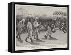 The Field Telegraph Section Arriving in Kumassi with the Advance Guard-Joseph Nash-Framed Stretched Canvas