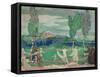 'The Fields of Avatar', c20th century (1914-1915)-George Sheringham-Framed Stretched Canvas