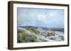 The Fields of D'Herblay in Springtime-Eugène Boudin-Framed Giclee Print