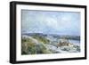 The Fields of D'Herblay in Springtime-Eugène Boudin-Framed Giclee Print