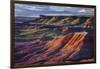 The Fiery Red Painted Desert from Lacey Point in Petrified Forest National Park, Arizona-Jerry Ginsberg-Framed Premium Photographic Print