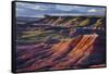 The Fiery Red Painted Desert from Lacey Point in Petrified Forest National Park, Arizona-Jerry Ginsberg-Framed Stretched Canvas