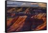 The Fiery Red Painted Desert from Lacey Point in Petrified Forest National Park, Arizona-Jerry Ginsberg-Framed Stretched Canvas