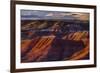 The Fiery Red Painted Desert from Lacey Point in Petrified Forest National Park, Arizona-Jerry Ginsberg-Framed Photographic Print