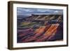 The Fiery Red Painted Desert from Lacey Point in Petrified Forest National Park, Arizona-Jerry Ginsberg-Framed Photographic Print