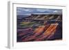 The Fiery Red Painted Desert from Lacey Point in Petrified Forest National Park, Arizona-Jerry Ginsberg-Framed Photographic Print