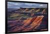 The Fiery Red Painted Desert from Lacey Point in Petrified Forest National Park, Arizona-Jerry Ginsberg-Framed Photographic Print