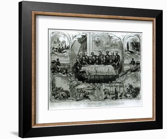 The Fifteenth Amendment, Signed by President Ulysses S. Grant-null-Framed Giclee Print