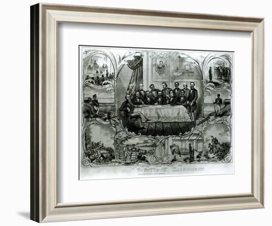 The Fifteenth Amendment, Signed by President Ulysses S. Grant-null-Framed Giclee Print