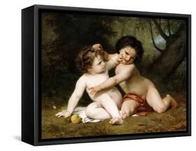 The Fight, 1864-William Adolphe Bouguereau-Framed Stretched Canvas