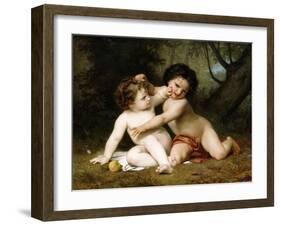 The Fight, 1864-William Adolphe Bouguereau-Framed Giclee Print