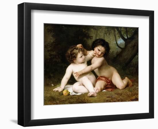 The Fight, 1864-William Adolphe Bouguereau-Framed Premium Giclee Print