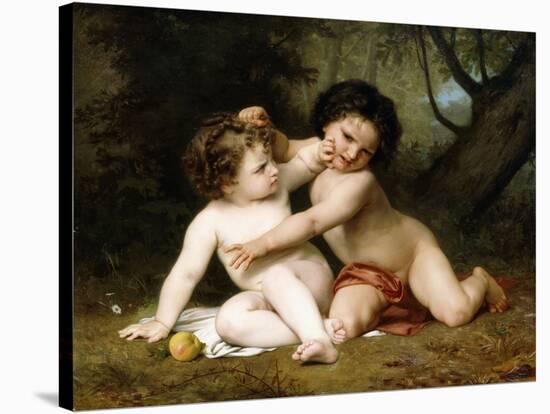 The Fight, 1864-William Adolphe Bouguereau-Stretched Canvas