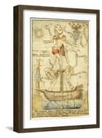 The Fight Against the Papacy and the Empire, 16th Century-null-Framed Giclee Print