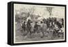 The Fight at Concord Bridge-F.c. Yohn-Framed Stretched Canvas