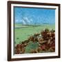 'The Fight at Paardeberg', 1900-Unknown-Framed Giclee Print