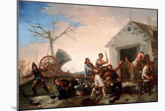 The Fight at the Venta Nueva, 1777-Francisco de Goya-Mounted Giclee Print