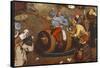 The Fight Between Carnival and Lent, 1559-Pieter Bruegel the Elder-Framed Stretched Canvas