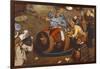 The Fight Between Carnival and Lent, 1559-Pieter Bruegel the Elder-Framed Giclee Print