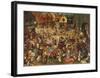 The Fight Between Carnival and Lent-Pieter Bruegel the Elder-Framed Collectable Print