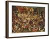 The Fight Between Carnival and Lent-Pieter Bruegel the Elder-Framed Collectable Print