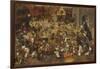 The Fight Between Carnival and Lent-Pieter Bruegel the Elder-Framed Giclee Print