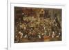 The Fight Between Carnival and Lent-Pieter Bruegel the Elder-Framed Giclee Print