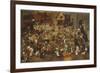 The Fight Between Carnival and Lent-Pieter Bruegel the Elder-Framed Giclee Print