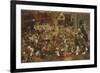 The Fight Between Carnival and Lent-Pieter Bruegel the Elder-Framed Giclee Print