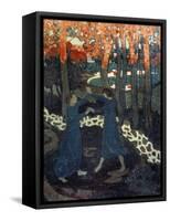 The Fight Between Jacob and the Angel-Maurice Denis-Framed Stretched Canvas