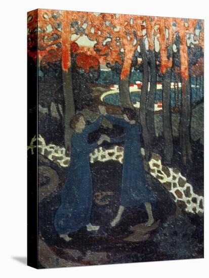 The Fight Between Jacob and the Angel-Maurice Denis-Stretched Canvas