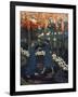 The Fight Between Jacob and the Angel-Maurice Denis-Framed Giclee Print