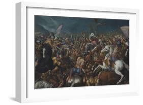 The Fight Between Scipio Africanus and Hannibal, C. 1616-1618-Bernardino Cesari-Framed Giclee Print