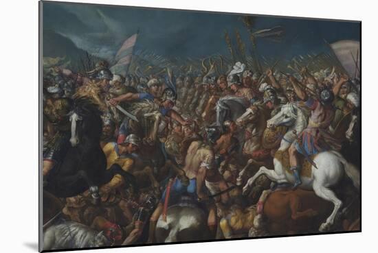 The Fight Between Scipio Africanus and Hannibal, C. 1616-1618-Bernardino Cesari-Mounted Giclee Print