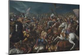 The Fight Between Scipio Africanus and Hannibal, C. 1616-1618-Bernardino Cesari-Mounted Giclee Print