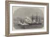 The Fight Between the Alabama and the Kearsarge-Edwin Weedon-Framed Giclee Print