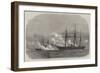 The Fight Between the Alabama and the Kearsarge-Edwin Weedon-Framed Giclee Print