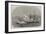 The Fight Between the Alabama and the Kearsarge-Edwin Weedon-Framed Giclee Print