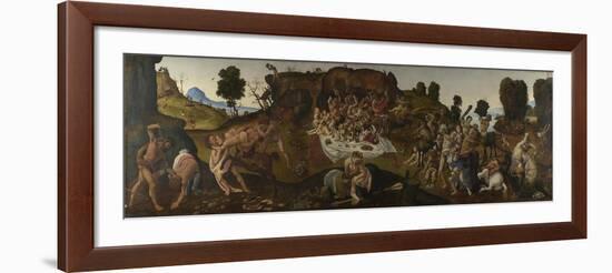 The Fight Between the Lapiths and the Centaurs, C. 1500-1515-Piero di Cosimo-Framed Giclee Print