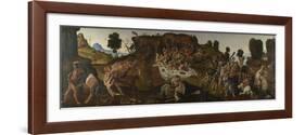 The Fight Between the Lapiths and the Centaurs, C. 1500-1515-Piero di Cosimo-Framed Giclee Print