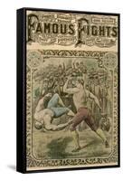 The Fight Between Tom Spring and Bill Neat, 1823-Pugnis-Framed Stretched Canvas