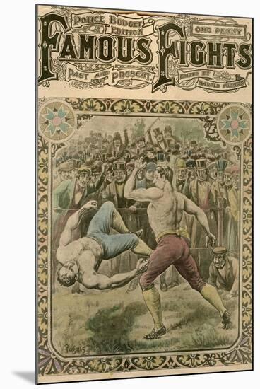 The Fight Between Tom Spring and Bill Neat, 1823-Pugnis-Mounted Giclee Print