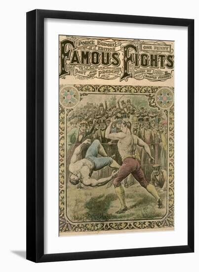 The Fight Between Tom Spring and Bill Neat, 1823-Pugnis-Framed Premium Giclee Print