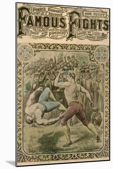 The Fight Between Tom Spring and Bill Neat, 1823-Pugnis-Mounted Giclee Print