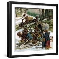 The Fight for the Wild West-Ron Embleton-Framed Premium Giclee Print