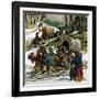 The Fight for the Wild West-Ron Embleton-Framed Giclee Print