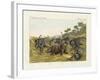 The Fight of the Rhinoceros with the Elefants-null-Framed Giclee Print