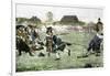 The Fight on Lexington Green, April 19, 1775, Beginning the Revolutionary War-null-Framed Giclee Print